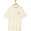 Scotch & Soda Crest Graphic Print T-shirt In Neutral