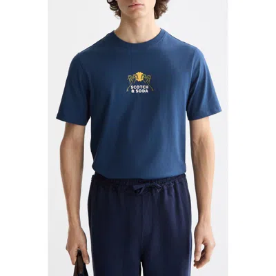 SCOTCH & SODA SCOTCH & SODA CREWNECK GRAPHIC T-SHIRT