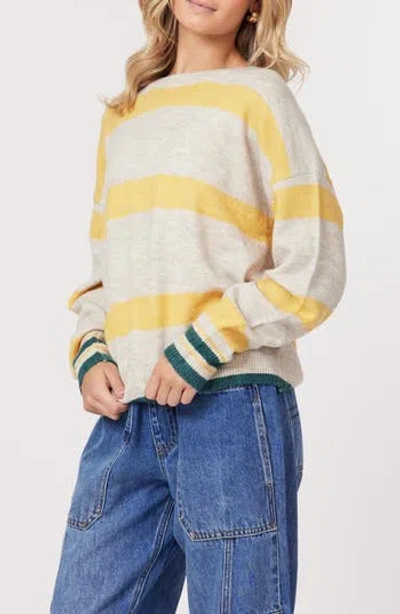 Scotch & Soda Crewneck Pullover Sweater In Animal Print