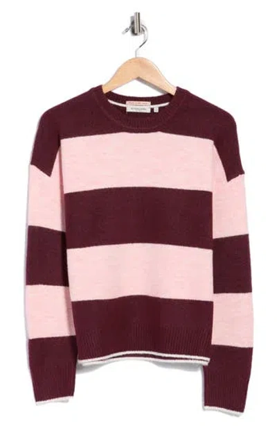 Scotch & Soda Crewneck Pullover Sweater In Multi
