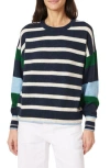 Scotch & Soda Crewneck Pullover Sweater In Multi