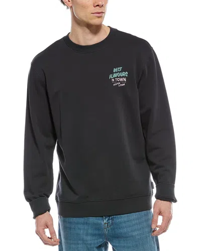 Scotch & Soda Crewneck Sweatshirt In Black