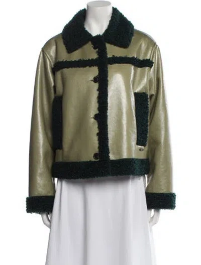 Pre-owned Scotch & Soda Denim Jacket In Green