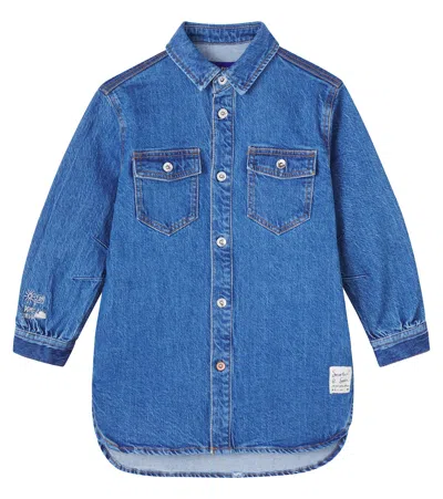 Scotch & Soda Kids' Denim Shirt In Blue