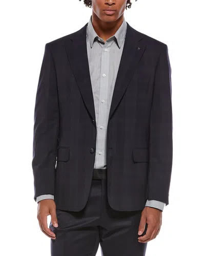 Scotch & Soda Double Breasted Blazer In Black