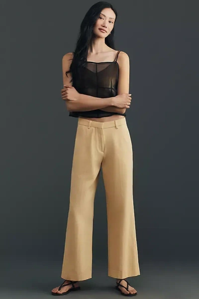 Scotch & Soda Edie High-rise Pants In Yellow
