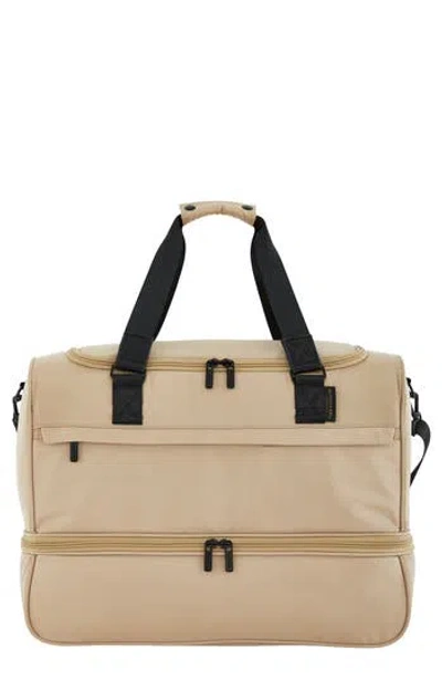 Scotch & Soda Eindhoven Two-section Weekender Bag In Pattern