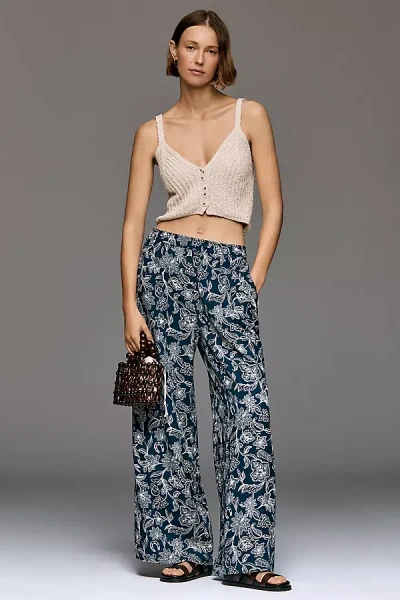 Scotch & Soda Eleni Printed Pants In Neutral