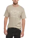 Scotch & Soda Embroidered Graphic T-shirt In Multi