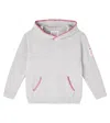 Scotch & Soda Embroidered Knitted Cotton-blend Hoodie In Gray