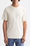Scotch & Soda Embroidered Logo Organic Cotton Graphic T-shirt In White