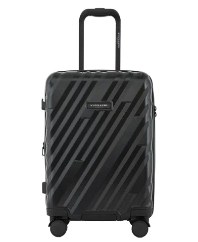 Scotch & Soda Euroway 22" Expandable Carry-on In Black
