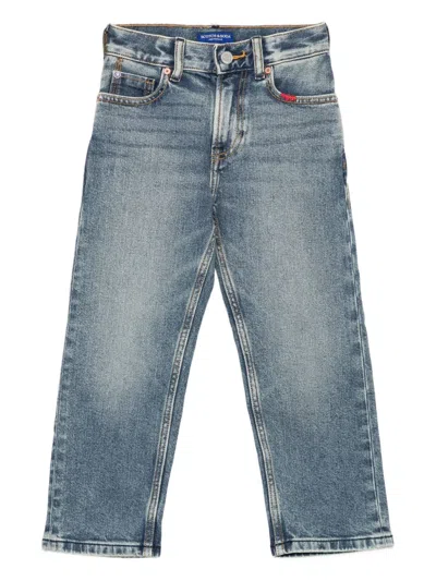 Scotch & Soda Kids' Faded-wash Jeans In Blue