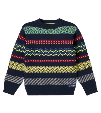 Scotch & Soda Kids' Fair Isle Jacquard Sweater In Multi