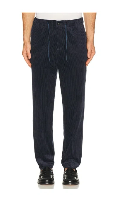 Scotch & Soda Fave Cotton Corduroy Jogger In Black