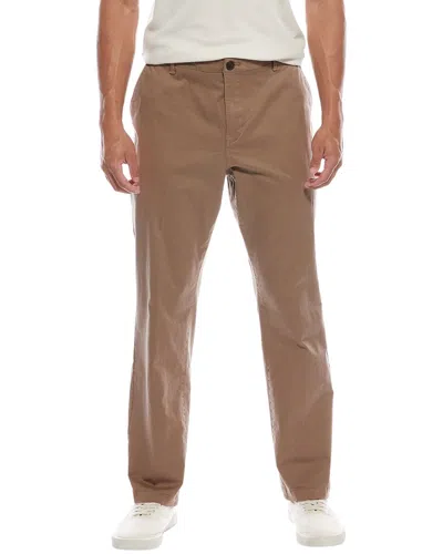 Scotch & Soda Flat Front Chino In Brown