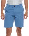 Scotch & Soda Flat Front Chino Short In Blue