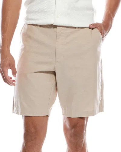 Scotch & Soda Flat Front Short In Neutral