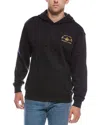 Scotch & Soda Fleece Graphic Hoodie In Black