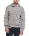 Scotch & Soda Fleece Graphic Hoodie In Gray