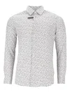 Scotch & Soda Floral-print Shirt In White
