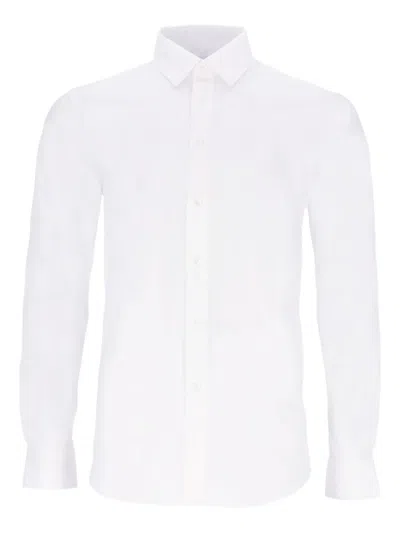Scotch & Soda Four-way Stretch Shirt In White