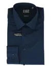 Scotch & Soda Four-way-stretch Shirt In Blue