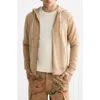 Scotch & Soda Full Zip Hoodie In Neutral