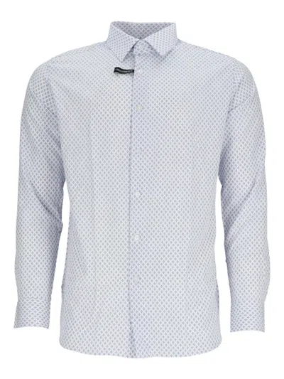 Scotch & Soda Geometric-print Shirt In White