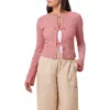 Scotch & Soda Gingham Tie Top In Pink