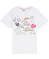 Scotch & Soda Girls 4-6x New York Graphic Short-sleeve T-shirt In White