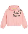 Scotch & Soda Girls 7-16 Bubble Hem Long-sleeve Hoodie In Pink