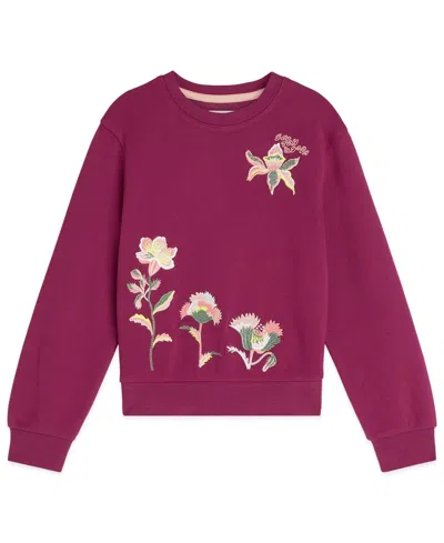 Scotch & Soda Kids' Girls 7-16 Fashion Pull-on Sweatshirt In Pink