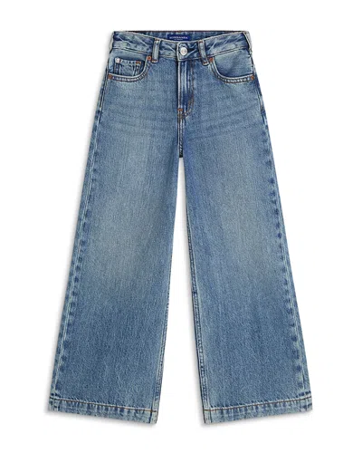 Scotch & Soda Girls' The Wave Straight Jeans - Little Kid, Big Kid In Blue
