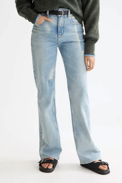 Scotch & Soda Glow Bootcut Jeans In Art From The Heart In Blue