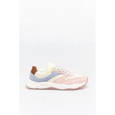 Scotch & Soda Goatskin Chunky Women's Sneakers In Multi
