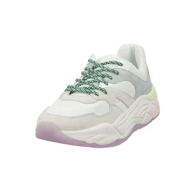 Scotch & Soda Goatskin Chunky Women's Sneakers In White