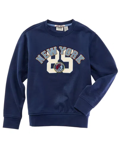 Scotch & Soda Graphic Crewneck Pullover In Animal Print