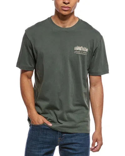 Scotch & Soda Graphic Polo Shirt In Green