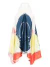 Scotch & Soda Graphic-print Midi Dress
