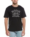 Scotch & Soda Graphic T-shirt In Blue