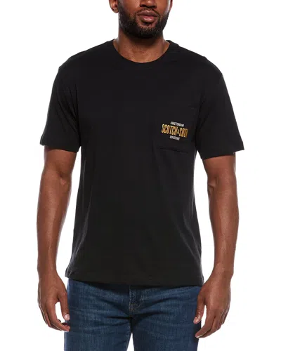 Scotch & Soda Graphic T-shirt In Black