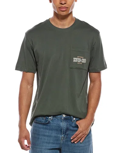 Scotch & Soda Graphic T-shirt In Green