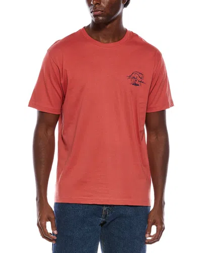 Scotch & Soda Graphic T-shirt In Pink
