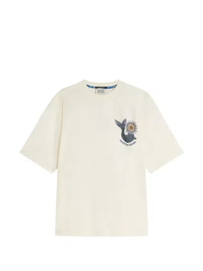 Scotch & Soda Graphic-print T-shirt In White