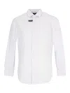 Scotch & Soda Grid-pattern Shirt In White