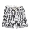 Scotch & Soda Intarsia Cotton-blend Knitted Shorts In Blue