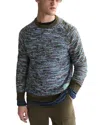 Scotch & Soda Jacquard Relaxed Fit Pullover In Multi