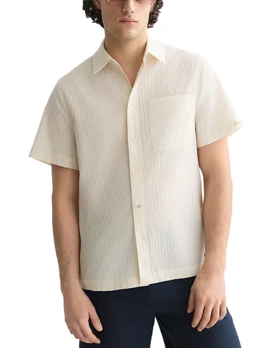 Scotch & Soda Jacquard Seersucker Regular Fit Short Sleeved Shirt In Pattern
