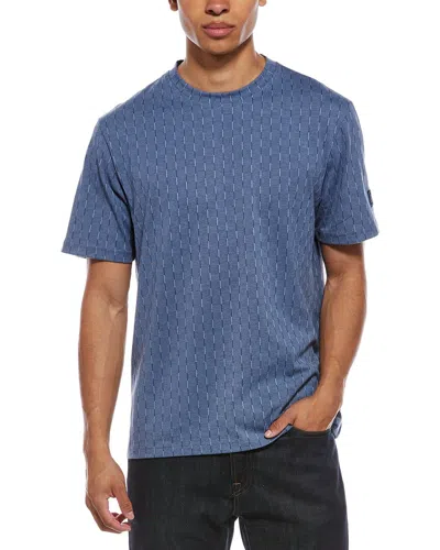 Scotch & Soda Jacquard T-shirt In Blue